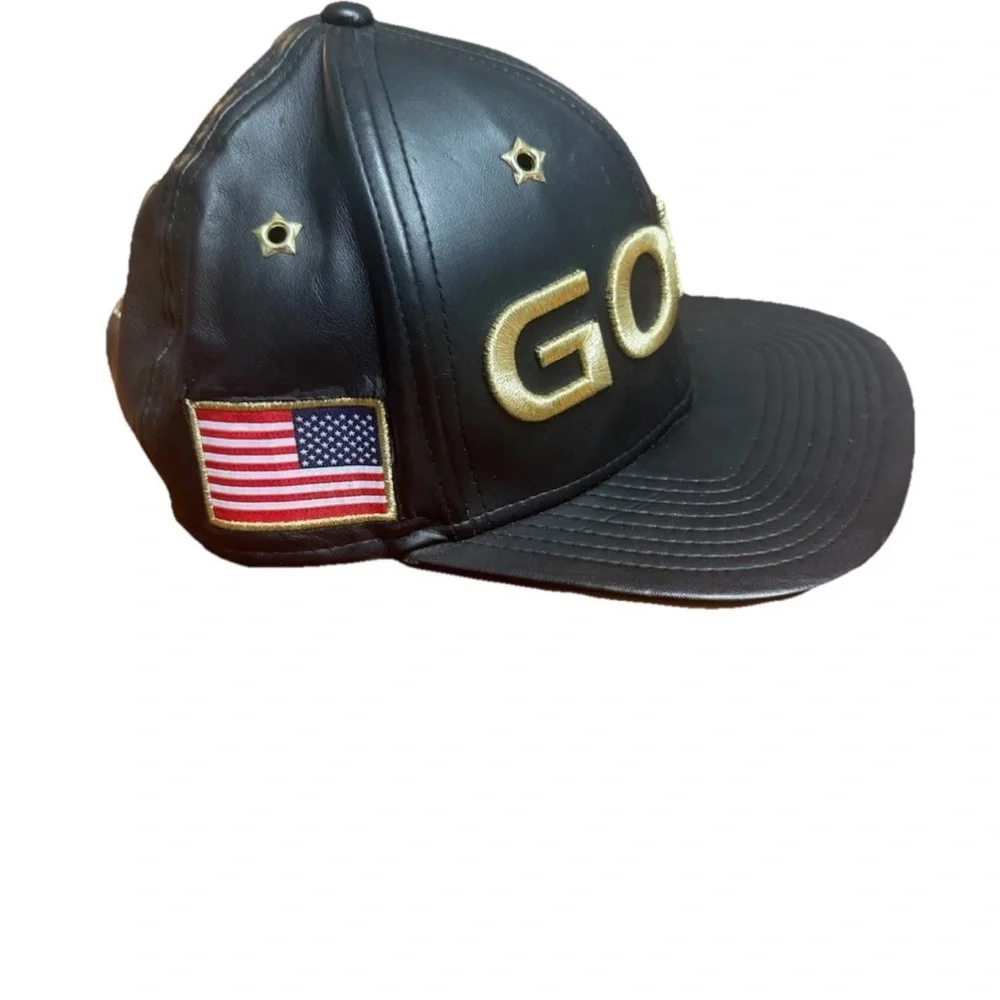 New Era USA Gold Olympics 9FIFTY Leather Hat “To The Victor Goes The Gold”